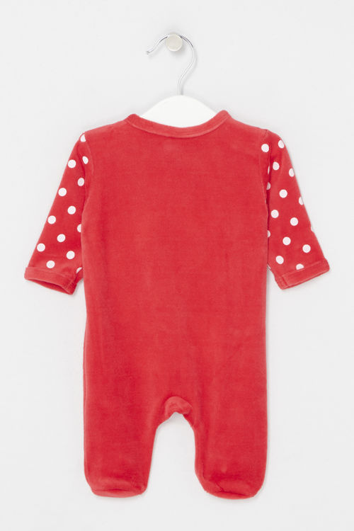 Picture of DISMF51059937-1826-FLEECY MINNIE GROW/ONESIE 1-24/36M